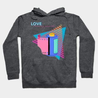 Love Analog Photos Hoodie